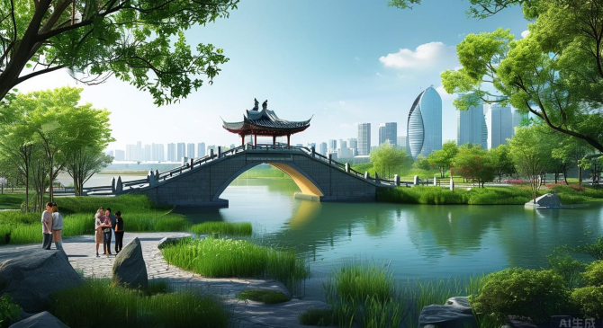 中韩友城公园在聊城揭牌：架起文化交流与经济合作新桥梁